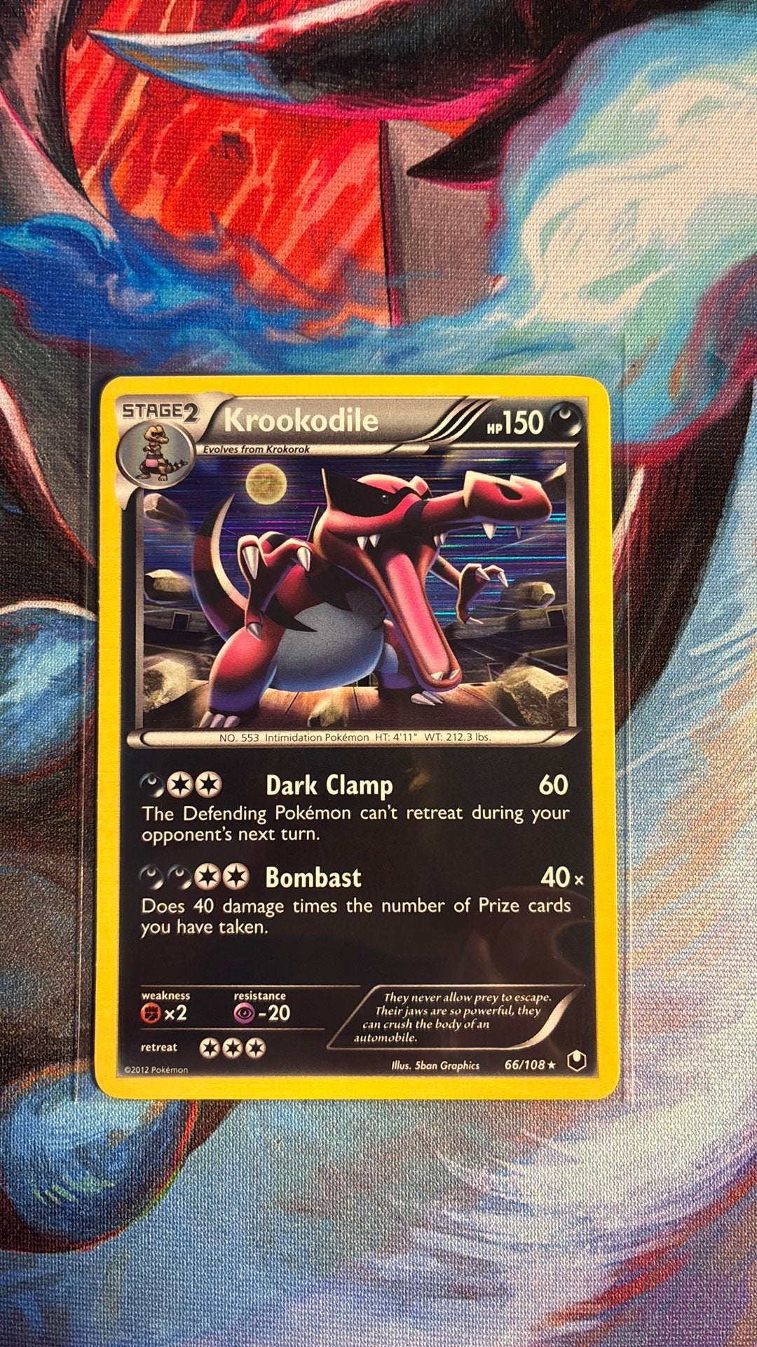Krookodile 66/108 DEX, Enlèvement ou Envoi, Comme neuf