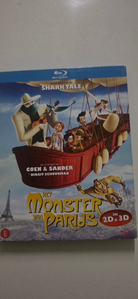 3D BR - Het Monster van Parijs, CD & DVD, Film, Aventure, Blu-ray 3D, Néerlandais