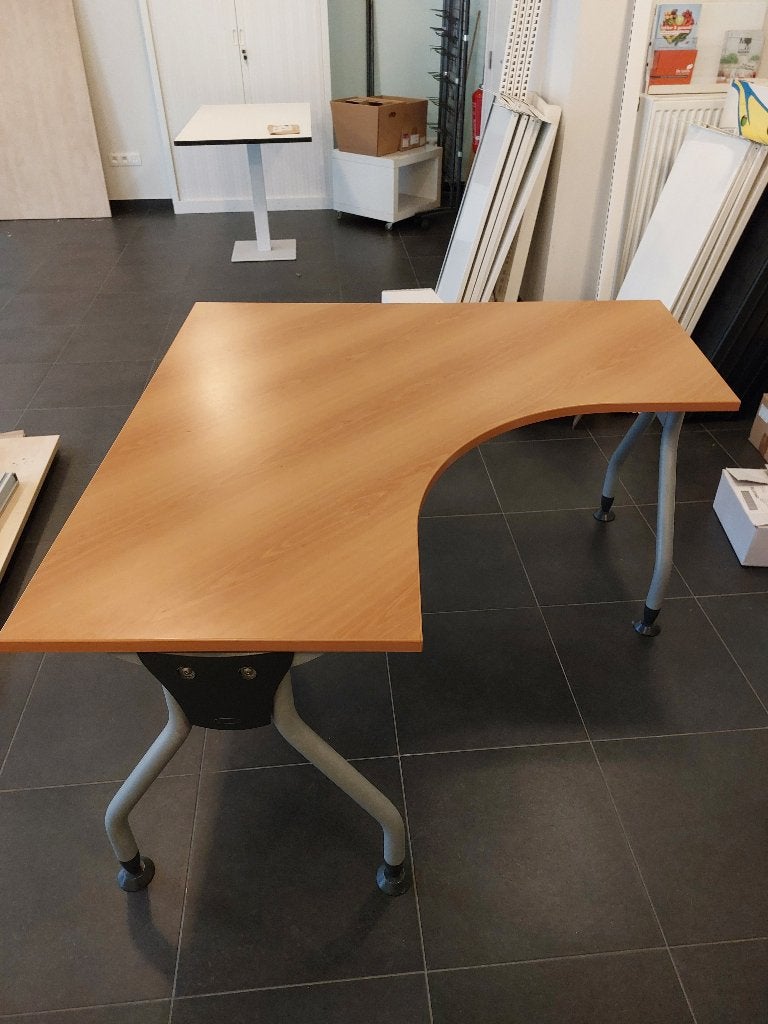 hoekbureaumeubel, Ophalen, Demontabel, Gebruikt, Hout