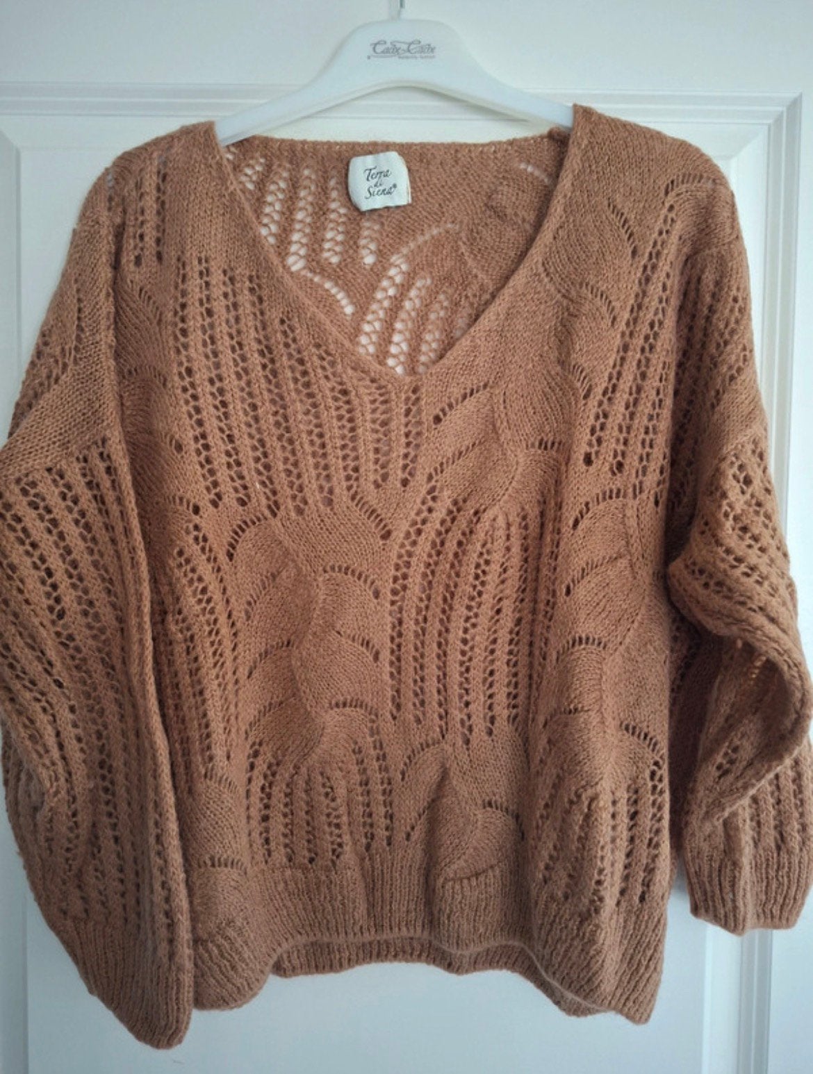 TERRA DI SIENA bruine trui maat TU, Ophalen of Verzenden, Zo goed als nieuw, Maat 38/40 (M), Bruin