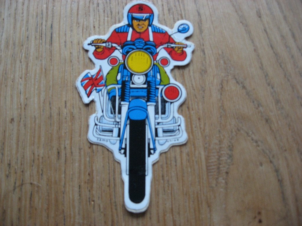 Motor Suzuki Samo Chips 5 x 10 cm Vintage Sticker, Enlèvement ou Envoi, Neuf, Voiture ou Moto
