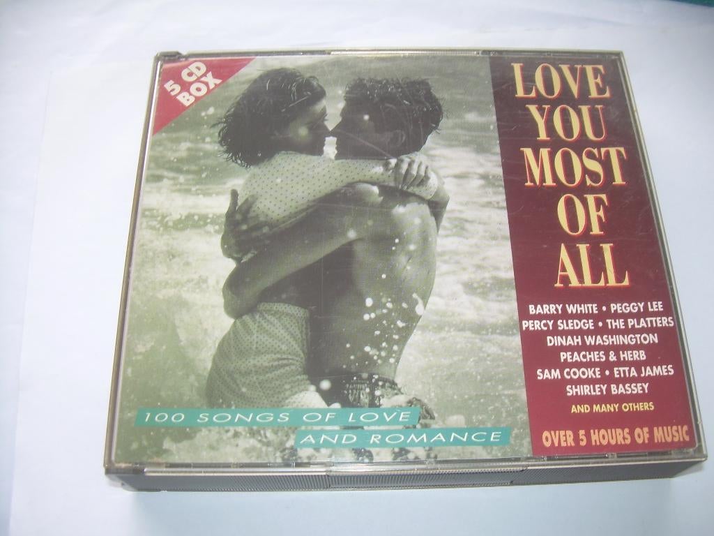 5 CD BOX - LOVE YOU MOST OF ALL, Ophalen of Verzenden, Zo goed als nieuw, Pop, Boxset