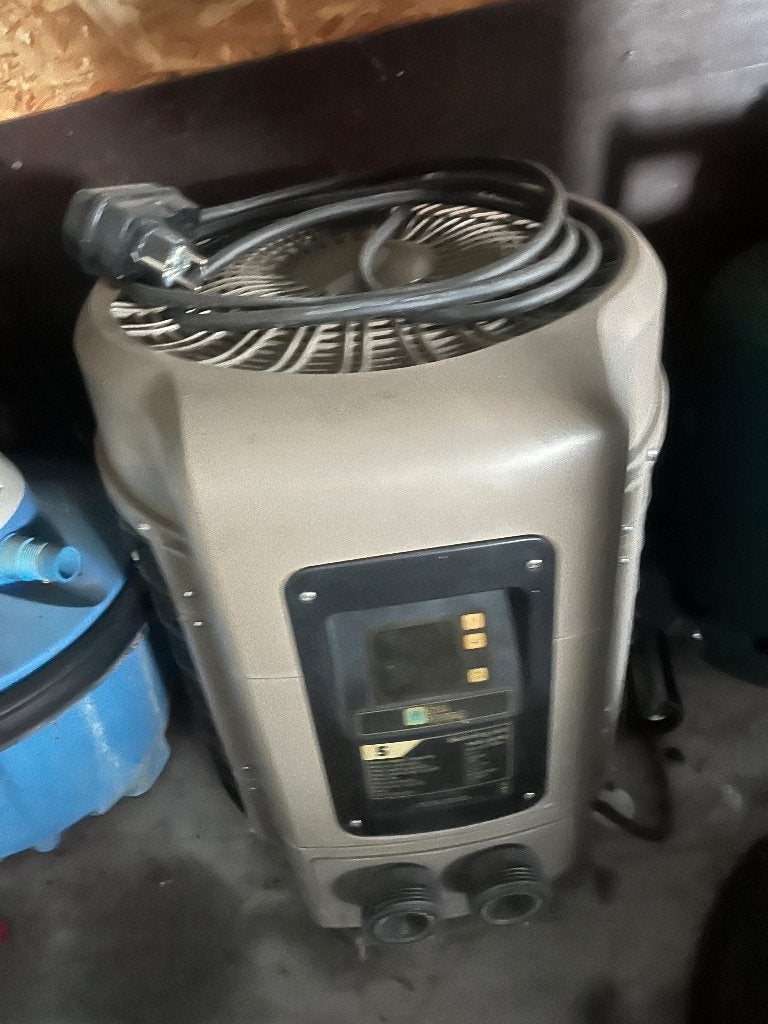 Warmtepomp en zandfilter, Ophalen