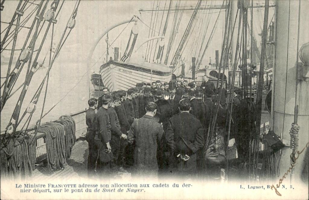 Ministre Francotte - boot, Enlèvement ou Envoi, Affranchie