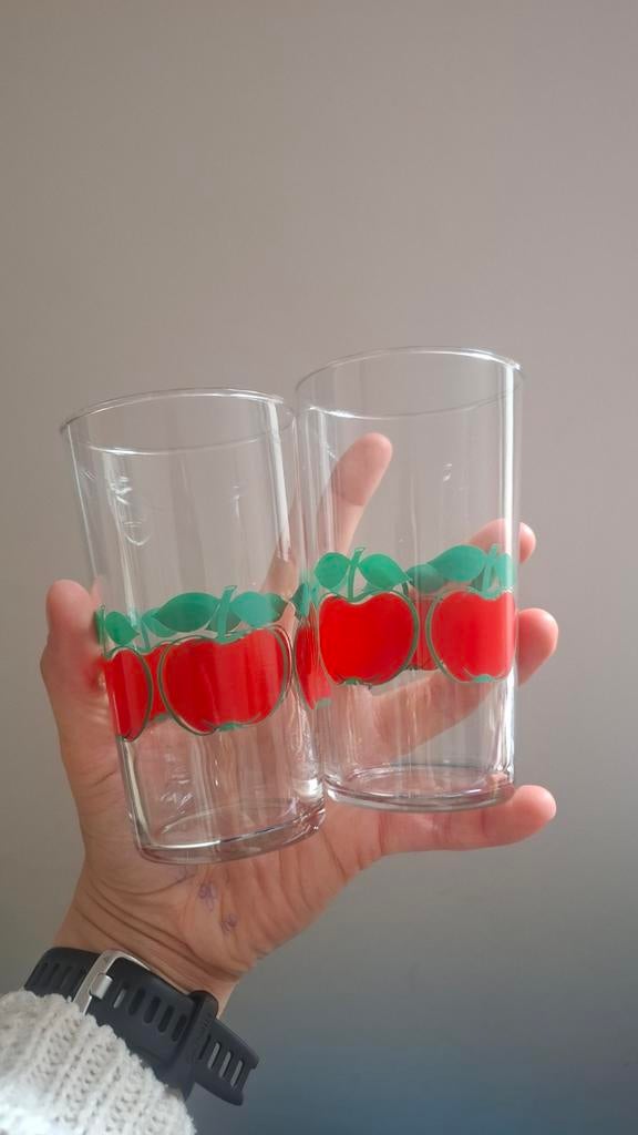 Appel glazen, Ophalen