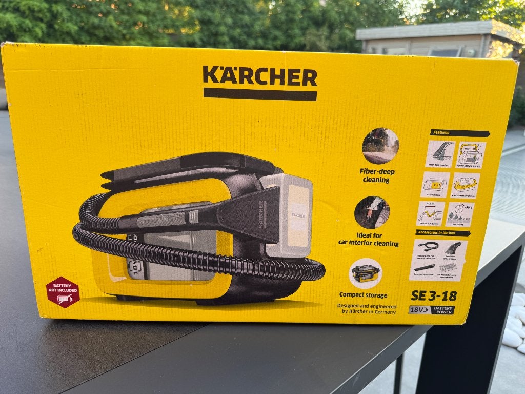 KÄRCHER SE3 - 18 draadloos met batterij (Nieuw), Ophalen, Nieuw, Stoomreiniger