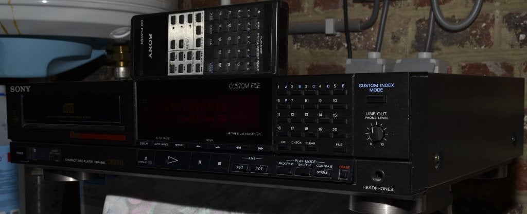 Sony CDP-950 CD-spelers, Ophalen, Sony