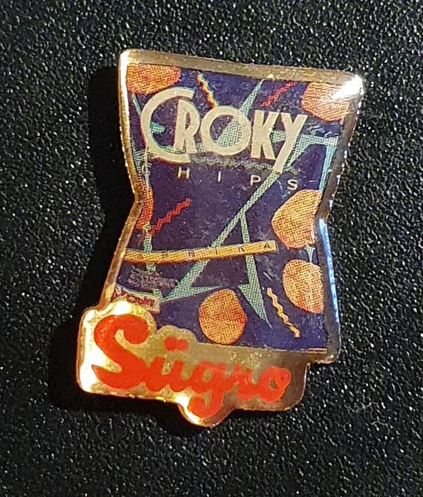 Sügro Crocky - Pin, Enlèvement ou Envoi, Neuf, Marque, Insigne ou Pin's
