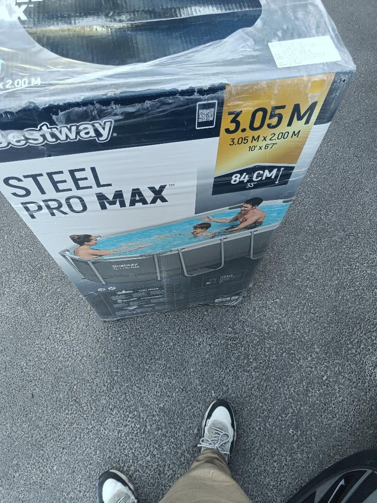 Zwembad bestway steel pro max, Tuin en Terras, Ophalen, 200 tot 300 cm, 80 tot 120 cm, Nieuw