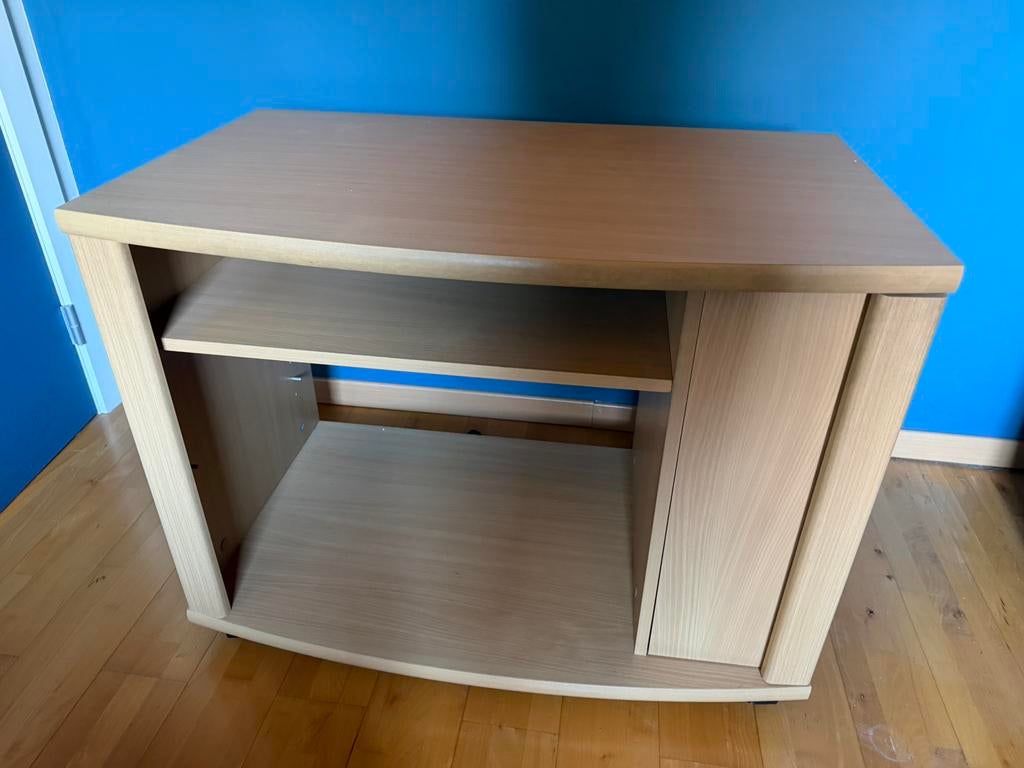 Houten Tv-meubel, Huis en Inrichting, Kasten |Televisiemeubels, Ophalen, Zo goed als nieuw