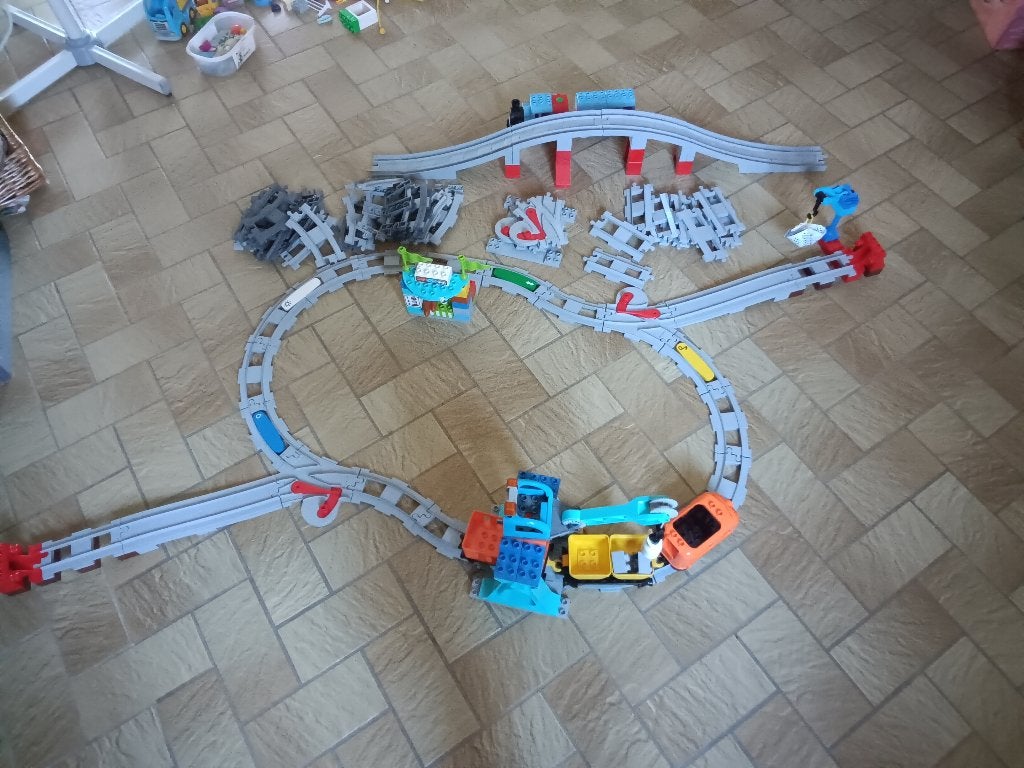 Jouet garçon lego Duplo train, Ophalen, Gebruikt, Lego, Overige typen