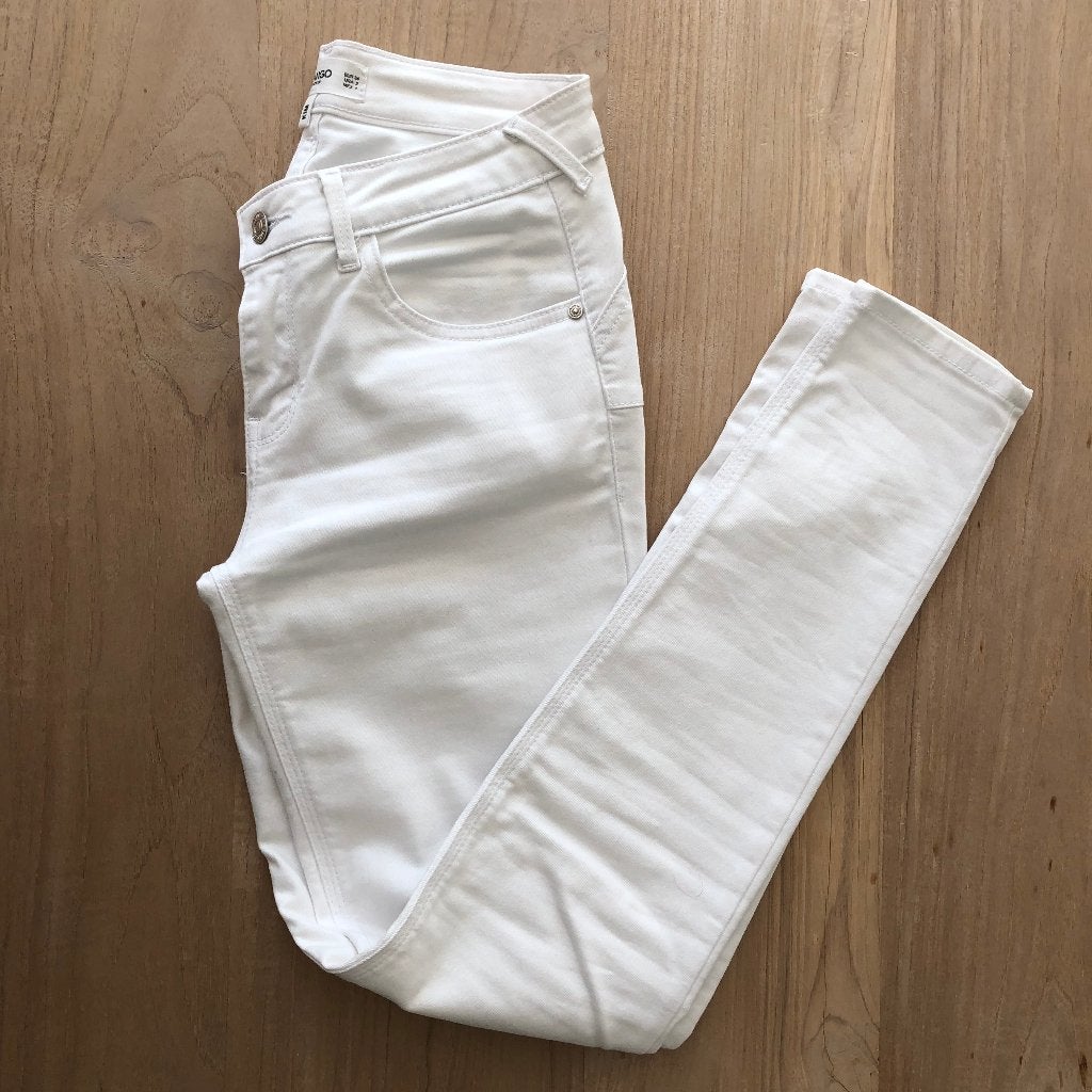 Mango Kim Jeans, Ophalen, Zo goed als nieuw, Wit