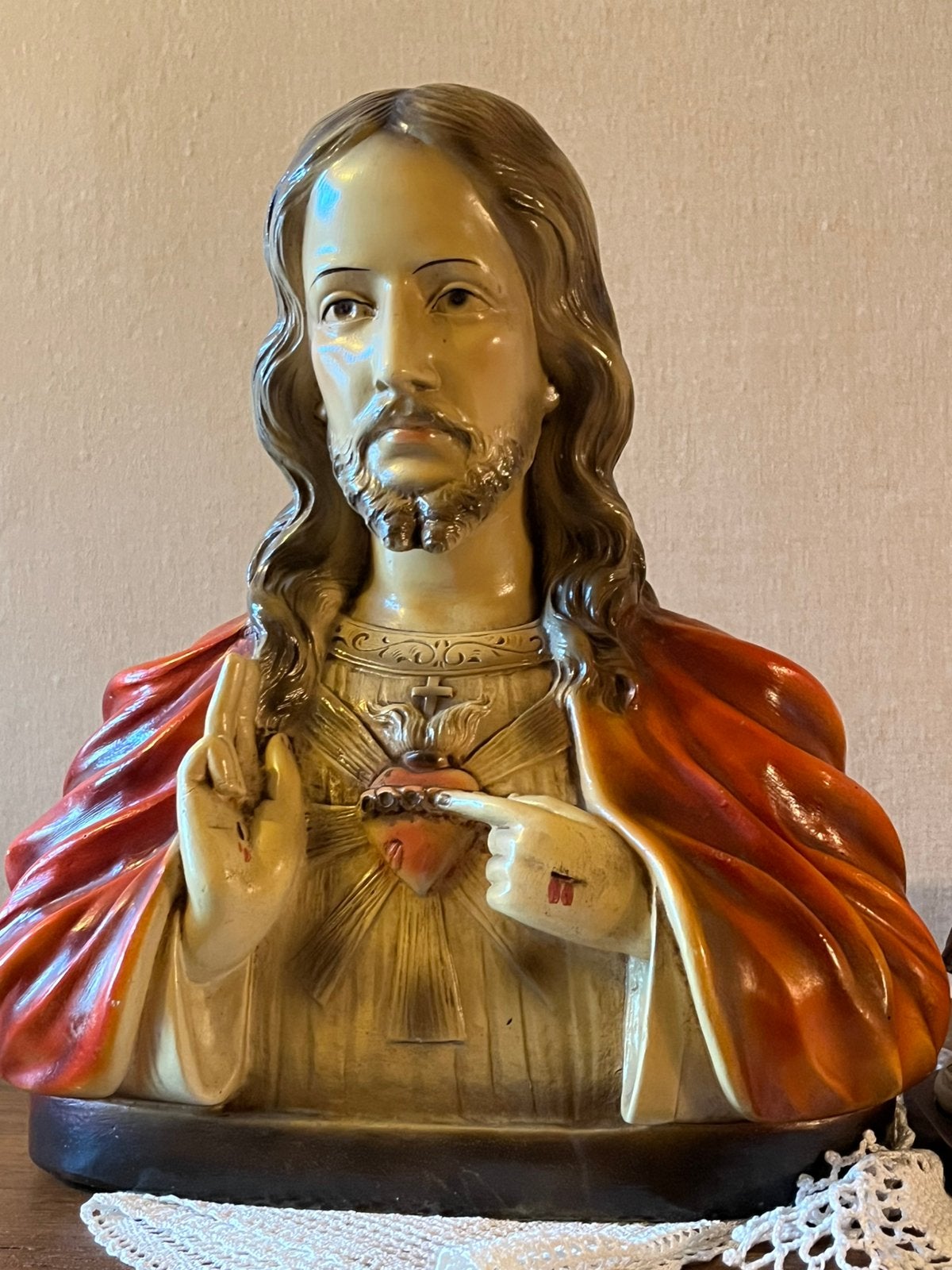 Jezus beeld, Ophalen
