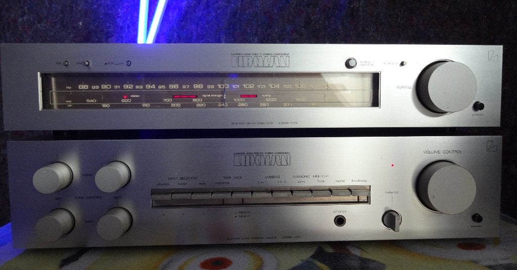luxman vintage versterker en tuner, Autres marques, Moins de 60 watts, Enlèvement ou Envoi, Stéréo