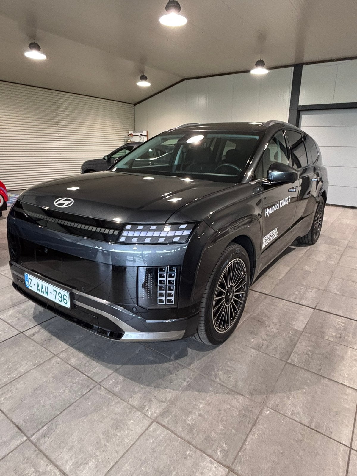 Hyundai Ioniq 9 110 kWh calligraphy met panoramisch dak!, Autos, Cuir, Argent ou Gris, Achat, Entreprise
