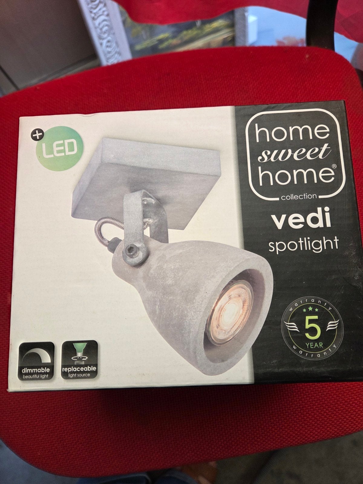 Spot met ledverlichting, Ophalen