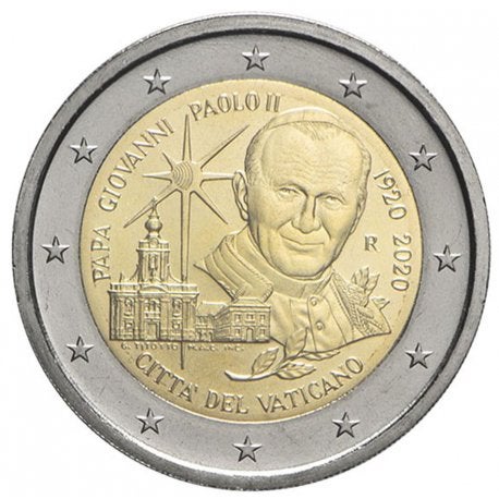 Vaticaan - 2 euro 2020 - 100 Jr. Paulus, Ophalen of Verzenden, Vaticaanstad, 2 euro, Setje