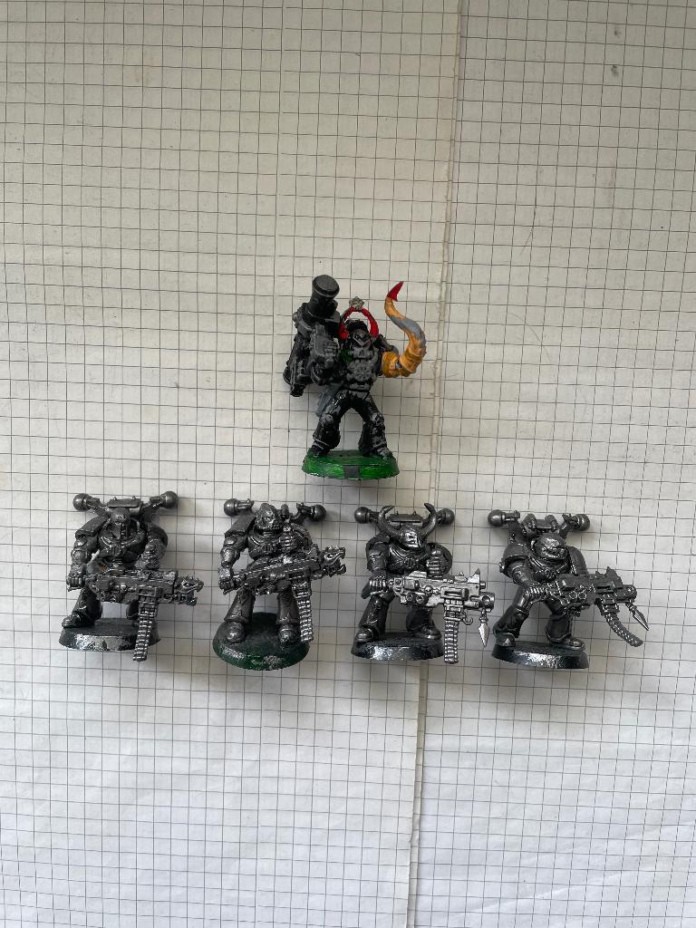 Space Marines du Chaos old school vintage pour W40K, Enlèvement ou Envoi, Utilisé, Warhammer 40000, Figurine(s)