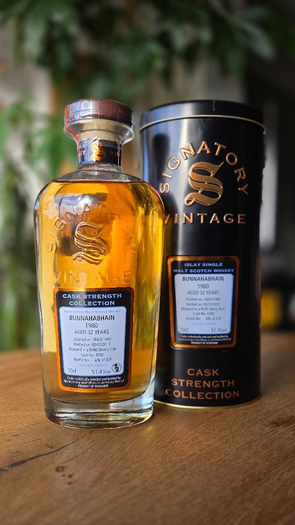 Bunnahabhain signatory vintage 32 jaar, Verzamelen, Ophalen of Verzenden, Nieuw