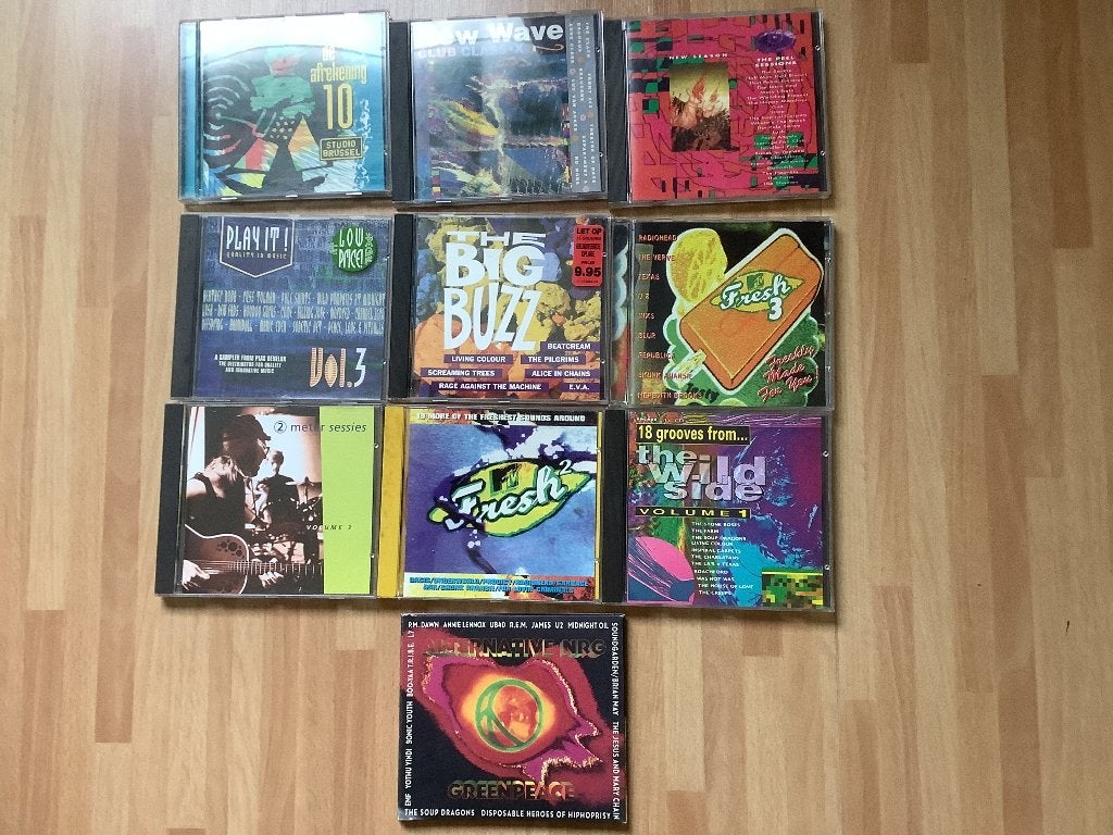 Lotje van 10 alternatieve verzamelcd’s, Cd's en Dvd's, Cd's | Verzamelalbums, Ophalen of Verzenden, Gebruikt