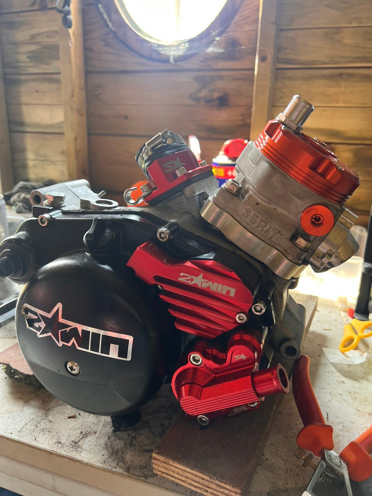 Stage 6 70cc rt am6 blok +krm 70-80, Fietsen en Brommers, Brommeronderdelen | Scooters, Blok, Ophalen