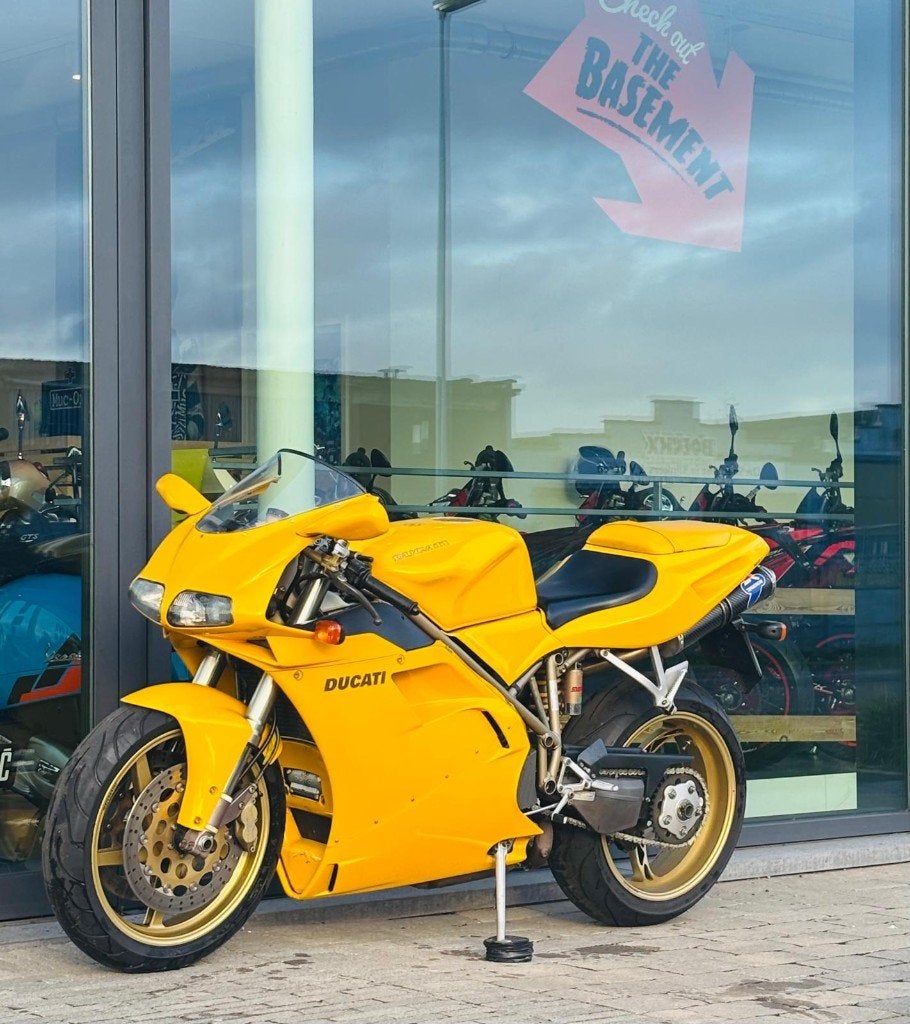 Ducati 748 YELLOW - Termingnoni - Marchesini, Motoren, 2 cilinders, Sportuitlaat, Motorrijbewijs A, Super Sport