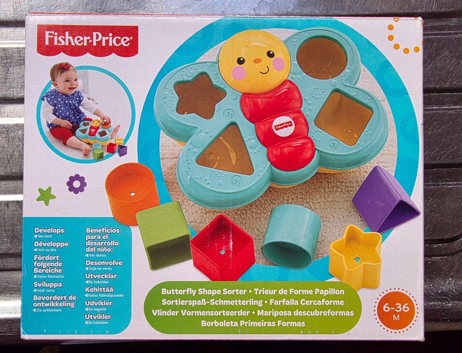 Fischer price speelgoed doosje, Kinderen en Baby's, Ophalen of Verzenden