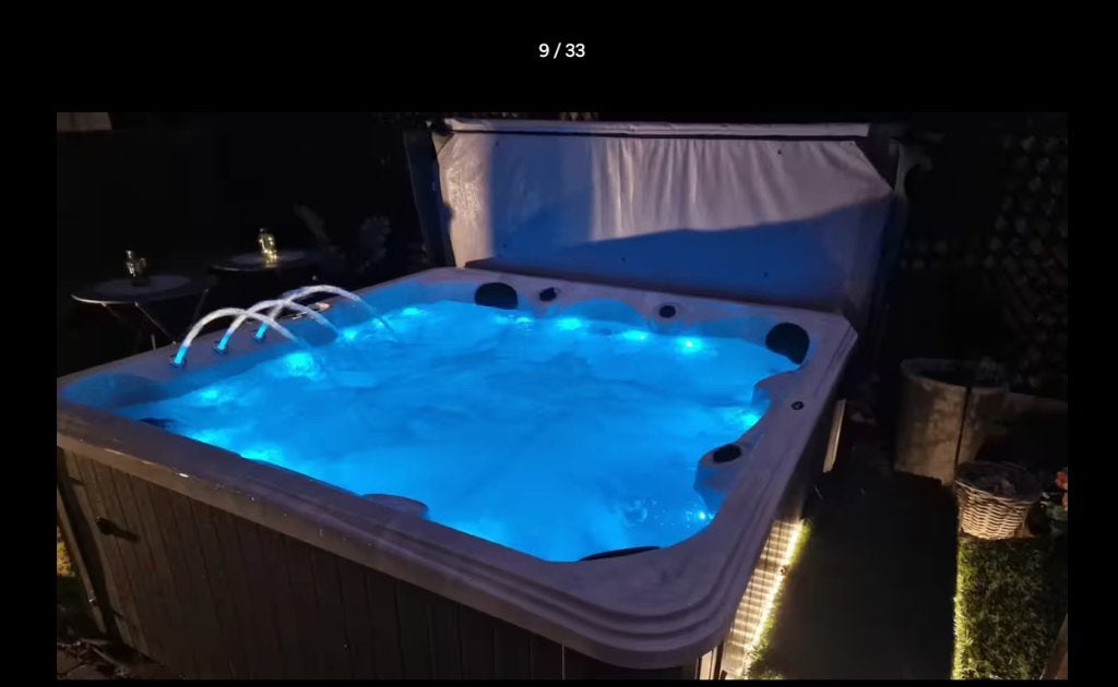 Jacuzzi 6 pers, Tuin en Terras, Bubbelbaden en Hottubs, Ophalen, Zo goed als nieuw, Vast