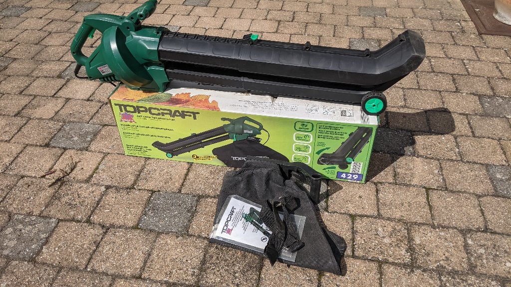 Souffleur à feuilles 3 en 1, Tuin en Terras, Bladblazers, Ophalen, Gebruikt, Handgedragen, Met opvangzak