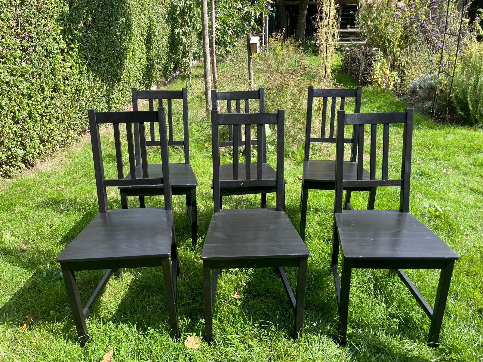 Stoel ikea pinntorp, Ophalen, Gebruikt, Zwart, Vijf, Zes of meer stoelen