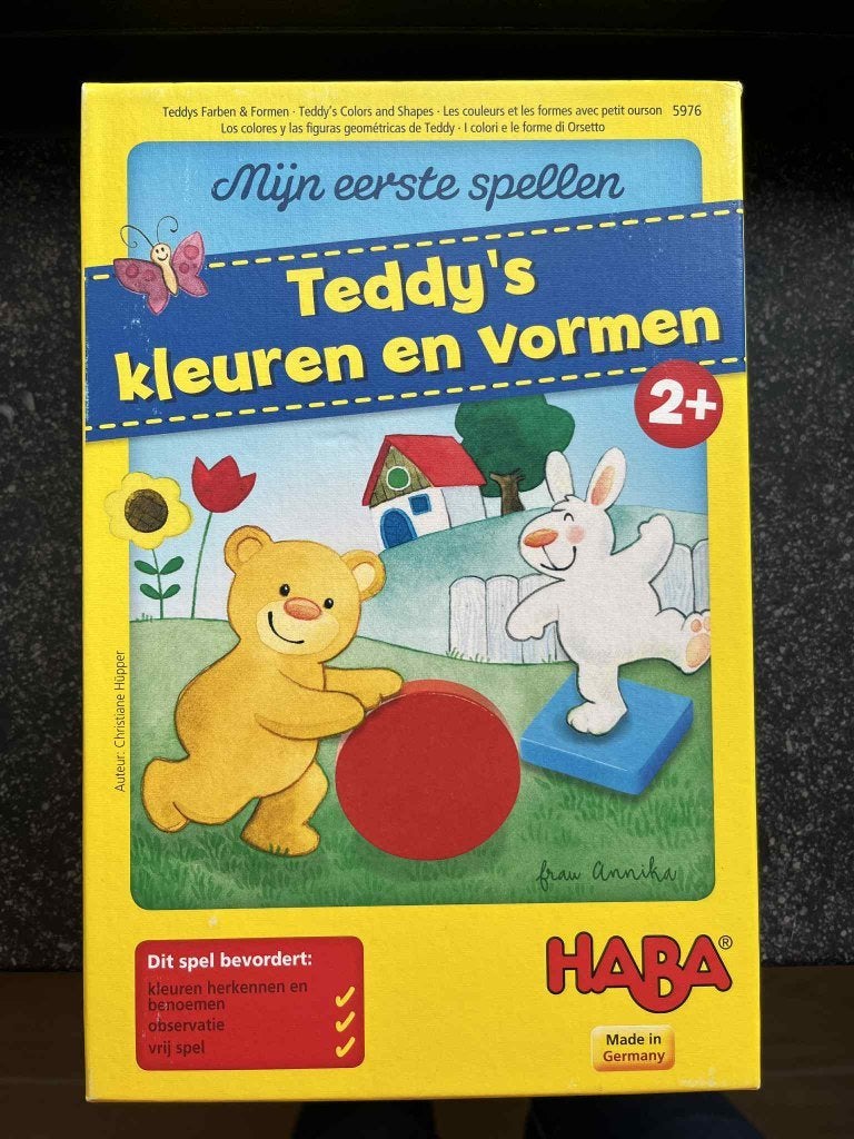 HABA Teddy's kleuren en vormen, Ophalen, Zo goed als nieuw, Puzzelen
