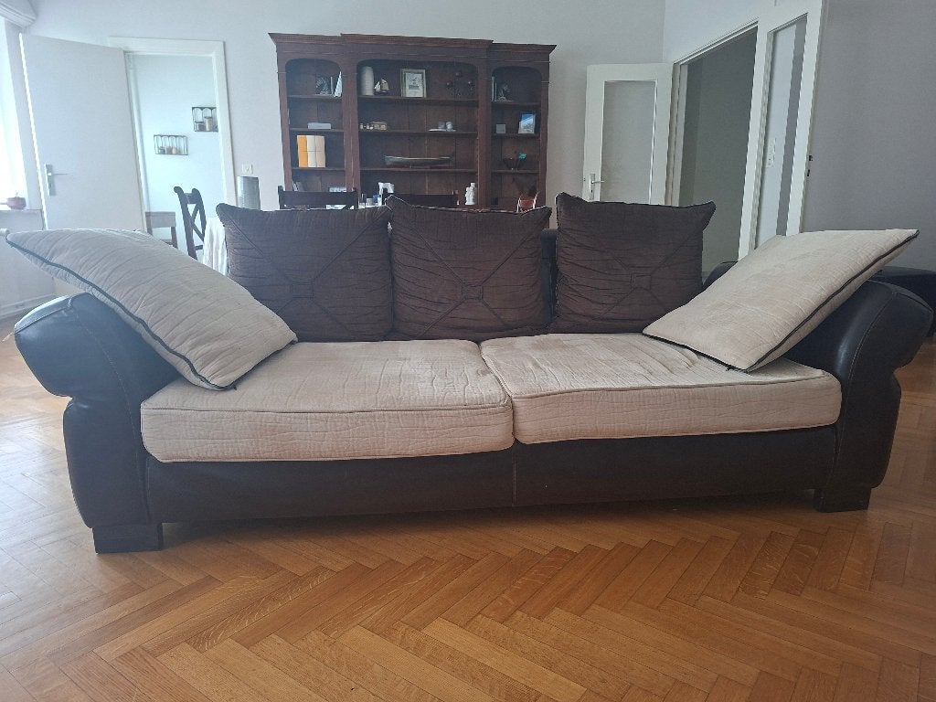 Twee zetels (set), Huis en Inrichting, Zetels | Zetels, Ophalen, Gebruikt, 150 tot 200 cm, Driepersoons