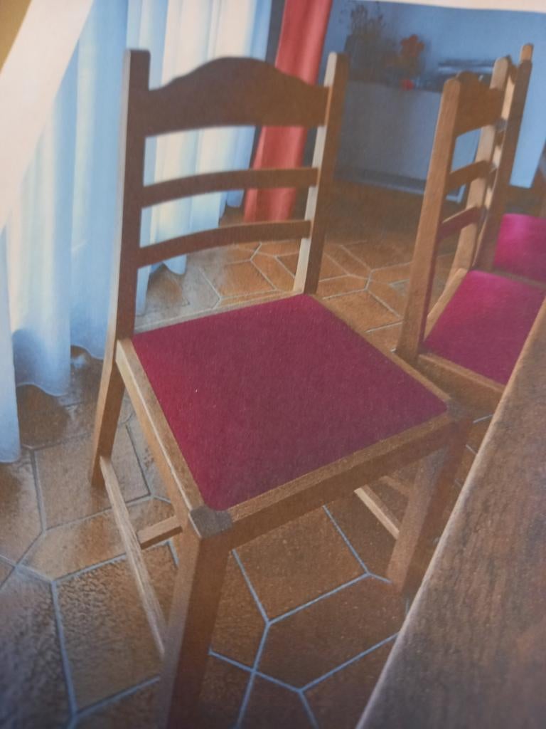 6 prachtige lichte eikenhouten stoelen, Ophalen