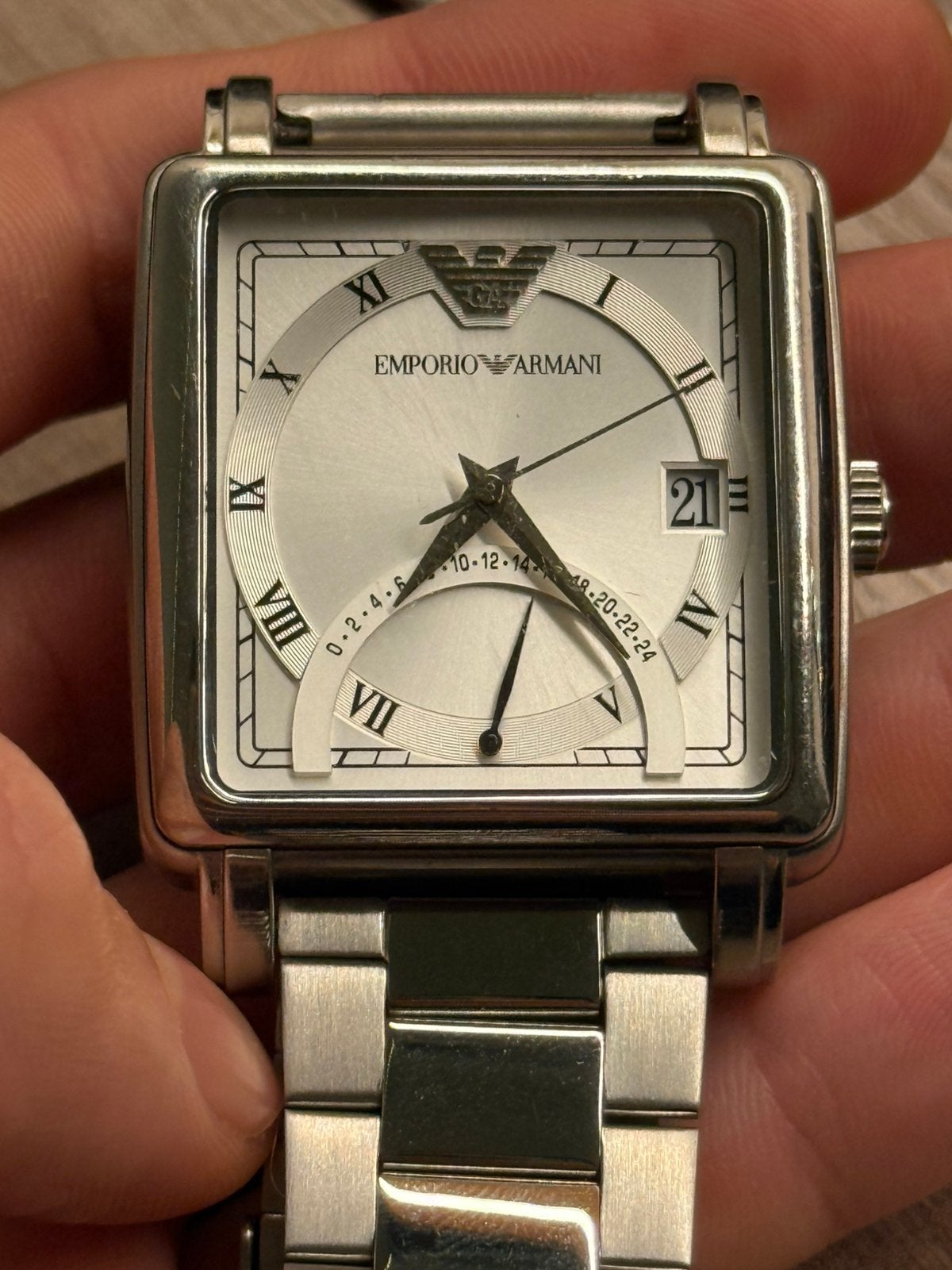Emporio Armani AR5330 Stainless Steel Watch – Fully Working, Ophalen of Verzenden, Overige merken