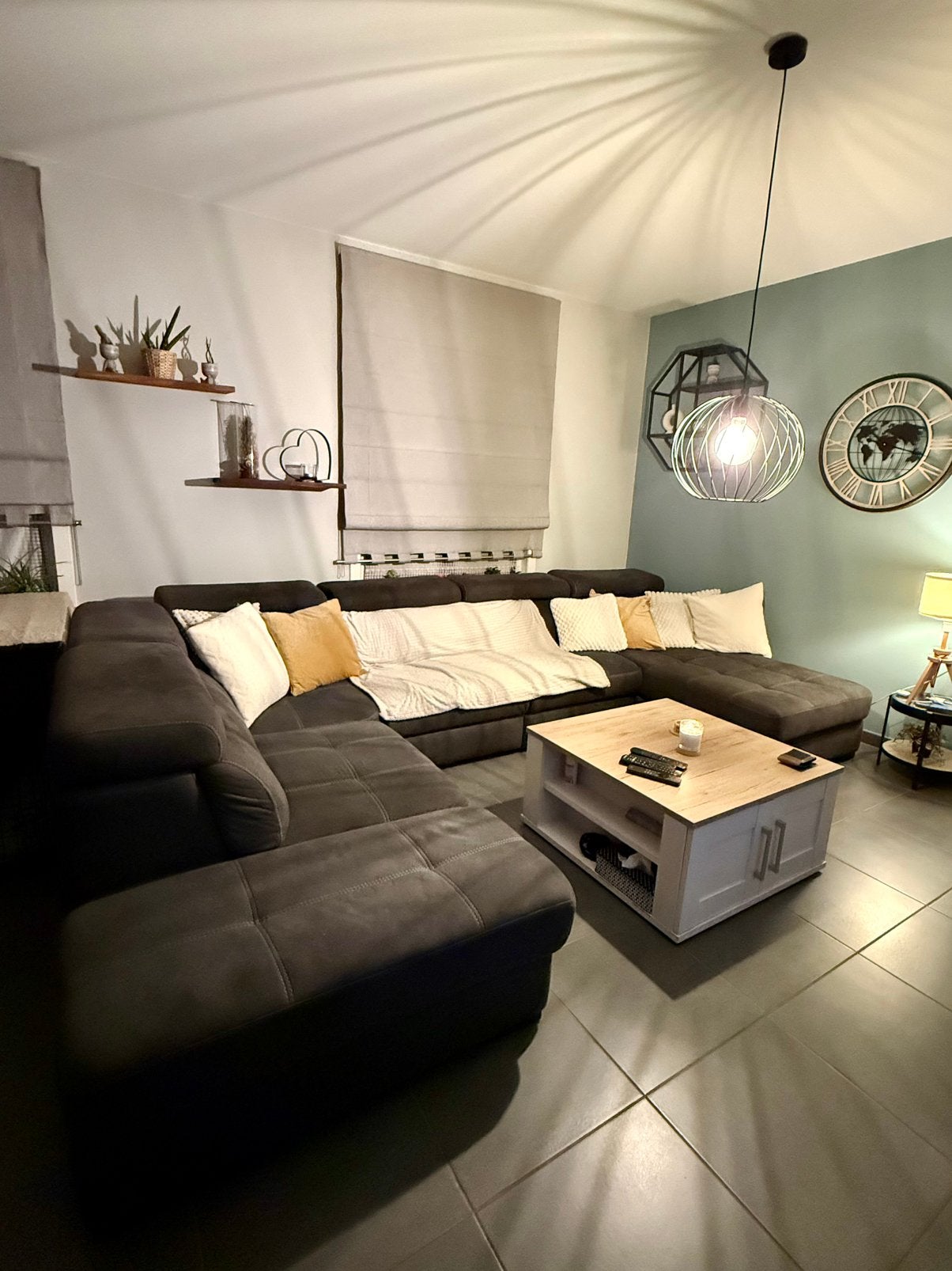 Canapé en U avec relax électrique, Enlèvement, Utilisé
