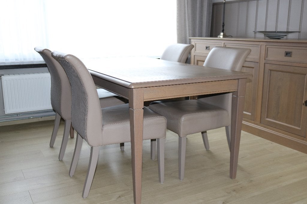 Stoelen, Huis en Inrichting, Ophalen, Overige kleuren, Leer, Zo goed als nieuw
