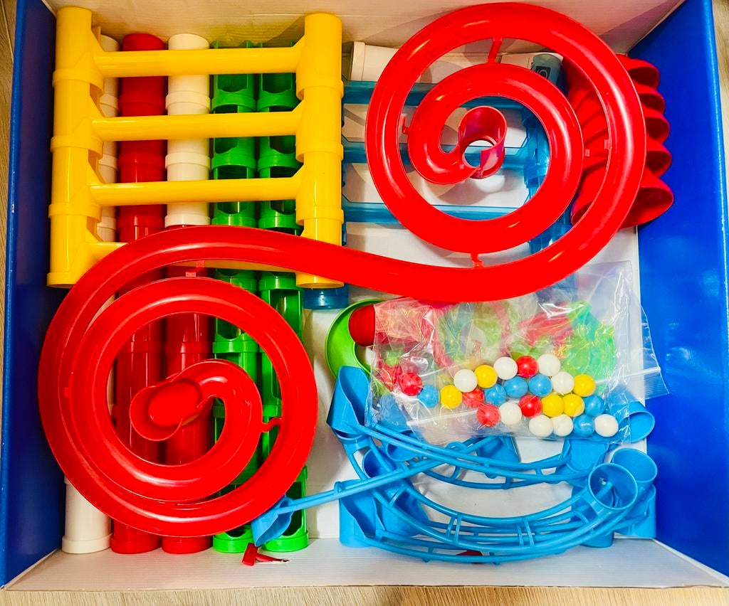 Quercetti Migoga knikkerbaan, Kinderen en Baby's, Speelgoed | Bouwstenen, Ophalen, Zo goed als nieuw
