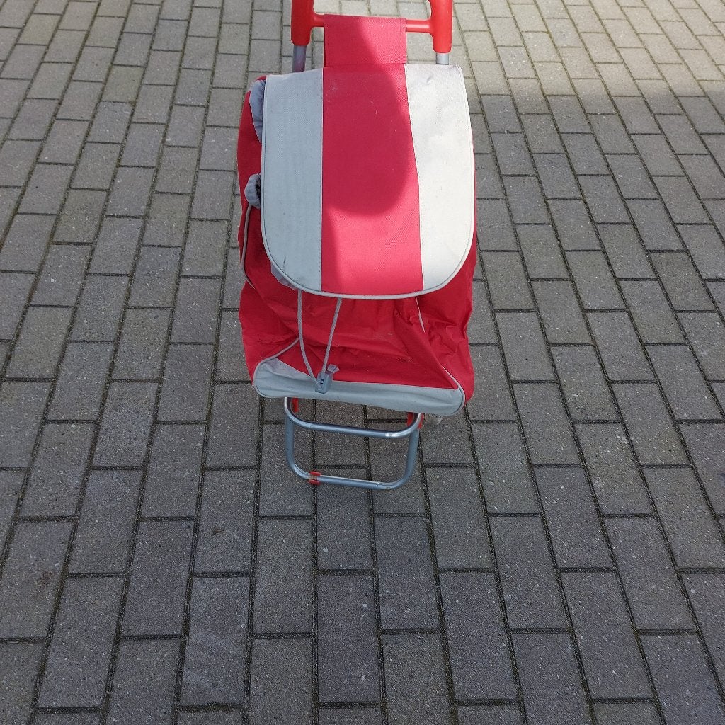 TROLLEY VOOR BOODSCHAPPEN, Ophalen, Overige materialen, Zo goed als nieuw, Modern