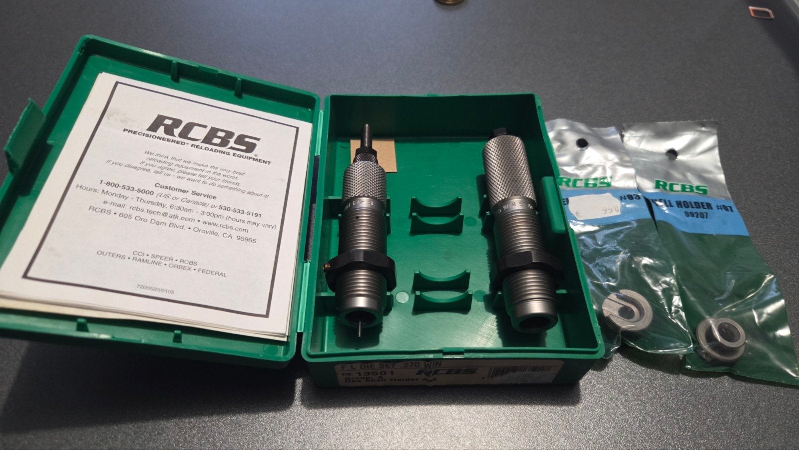 RCBS/Tools/FL DIE SET 2.70 WIN, Enlèvement ou Envoi, Comme neuf