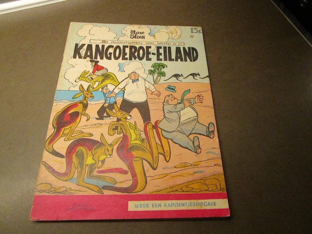 Nero - Kangoeroe-eiland - 1961 - 1e druk, Enlèvement ou Envoi, Marc Sleen, Une BD, Utilisé