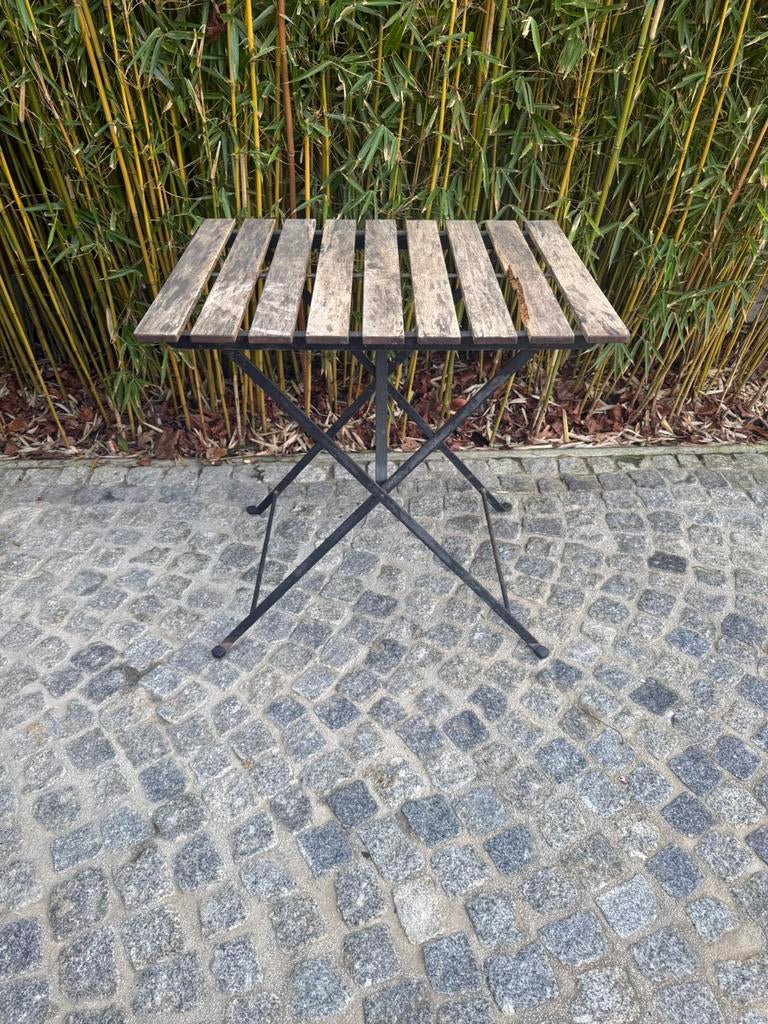 Tuintafeltje  ideaal voor naast bbq bv, inklapbaar ., Ophalen, Gebruikt
