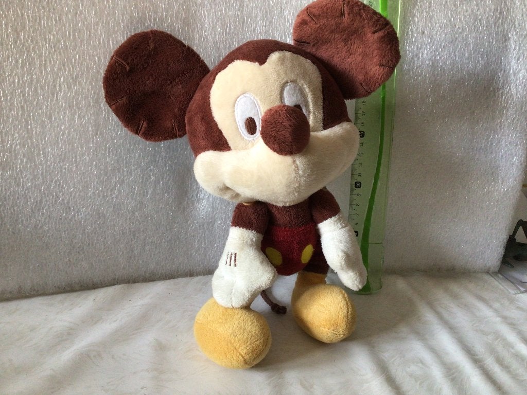 Retro Mickey Mouse Minnie Mouse Disney, Ophalen of Verzenden, Mickey Mouse, Zo goed als nieuw, Knuffel