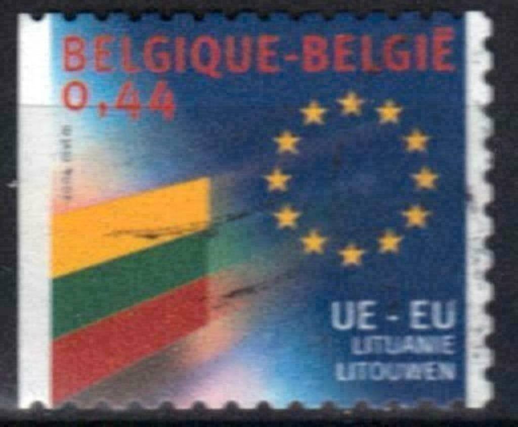 Belgie 2004 - Yvert 3284 /OBP 3297 - Europa - Litouwen (ST), Postzegels en Munten, Verzenden, Gestempeld, Gestempeld, Europa