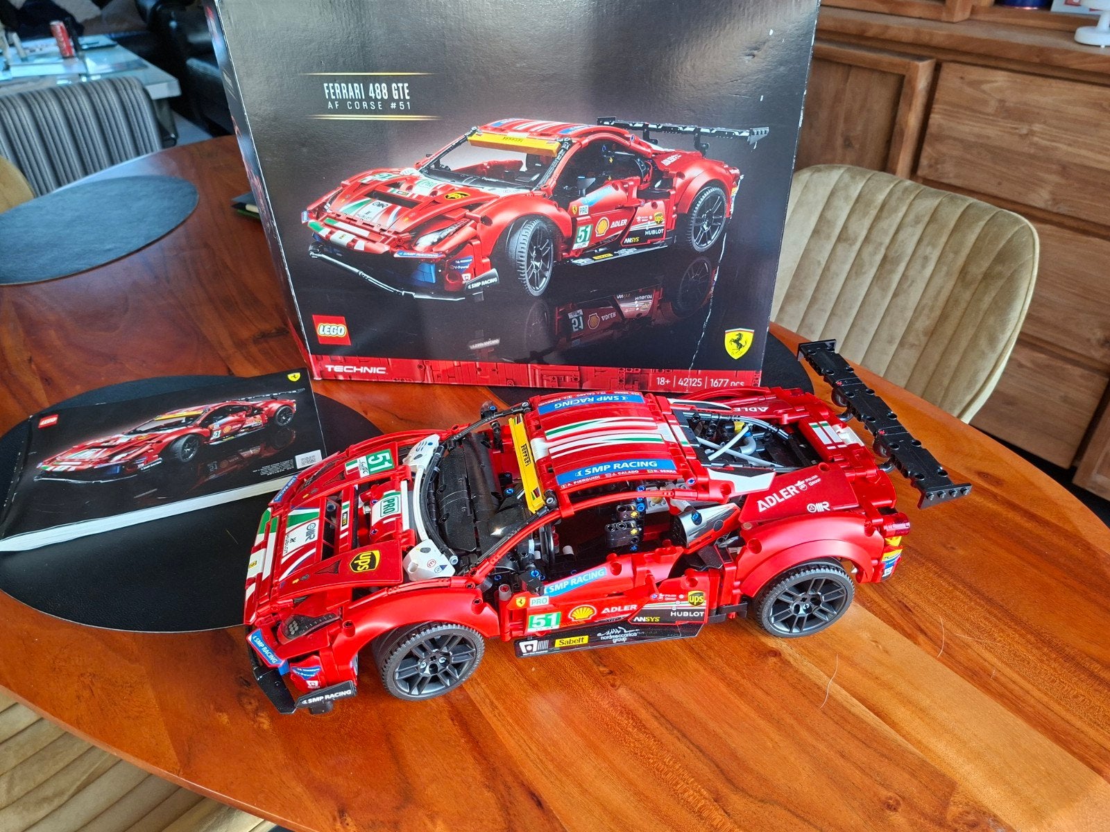 Lego Technic Ferrari 488 GTE 42125, Enfants & Bébés, Enlèvement ou Envoi, Lego, Ensemble complet, Instructions incluses