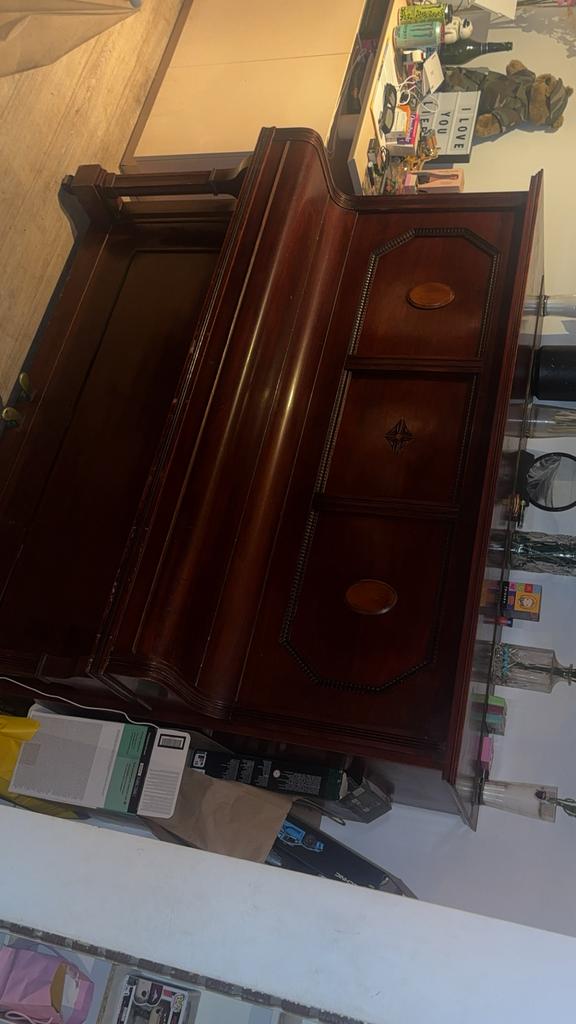 Piano, Brillant, Brun, Enlèvement, Utilisé