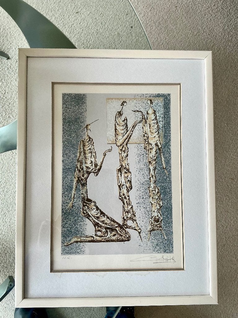 Belle lithographie signée Remy Cornelissen, Enlèvement