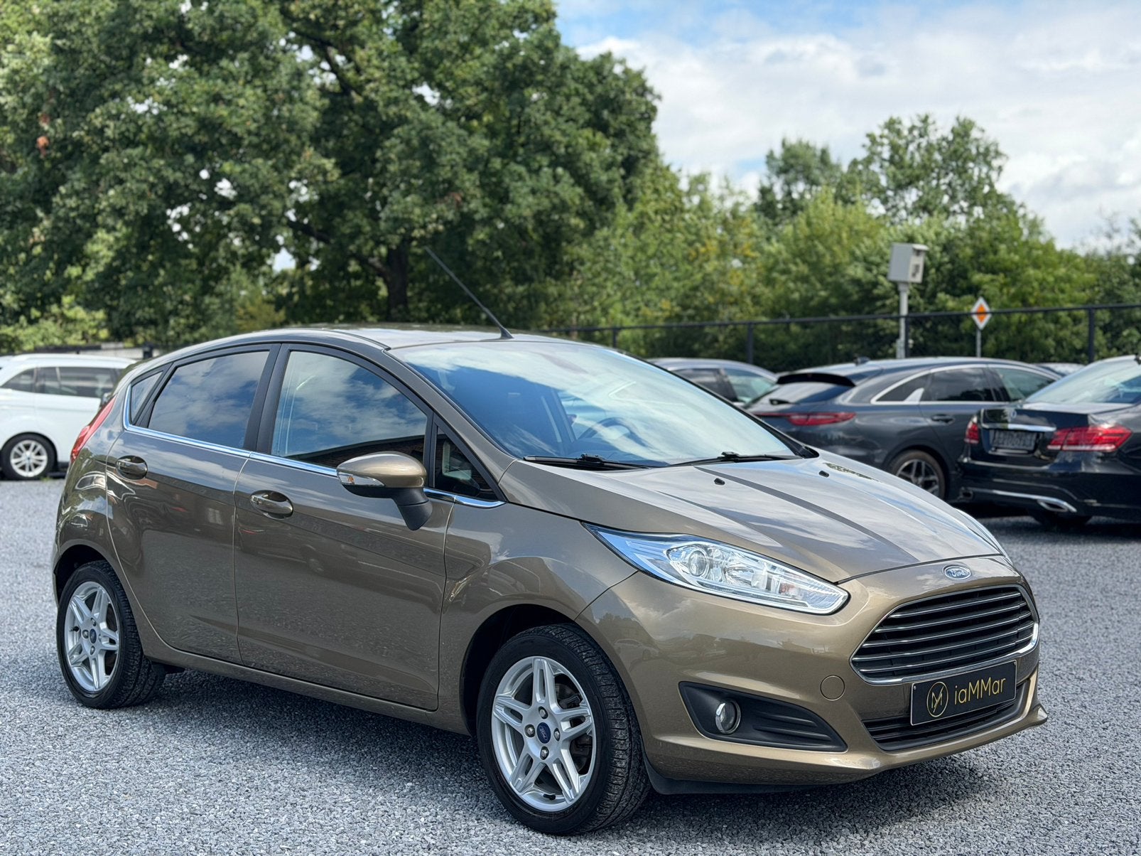 FORD FIESTA - 1.6 BENZINE - AUTOMAAT, Auto's, Ford, Automaat, Stof, Zwart, Bruin