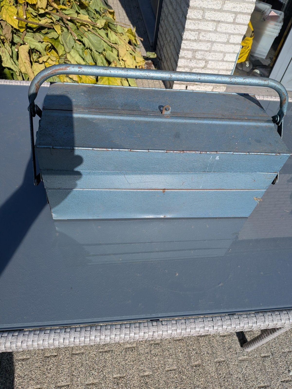 blauwe gereedschapskist, Doe-het-zelf en Bouw, Ophalen, Gebruikt