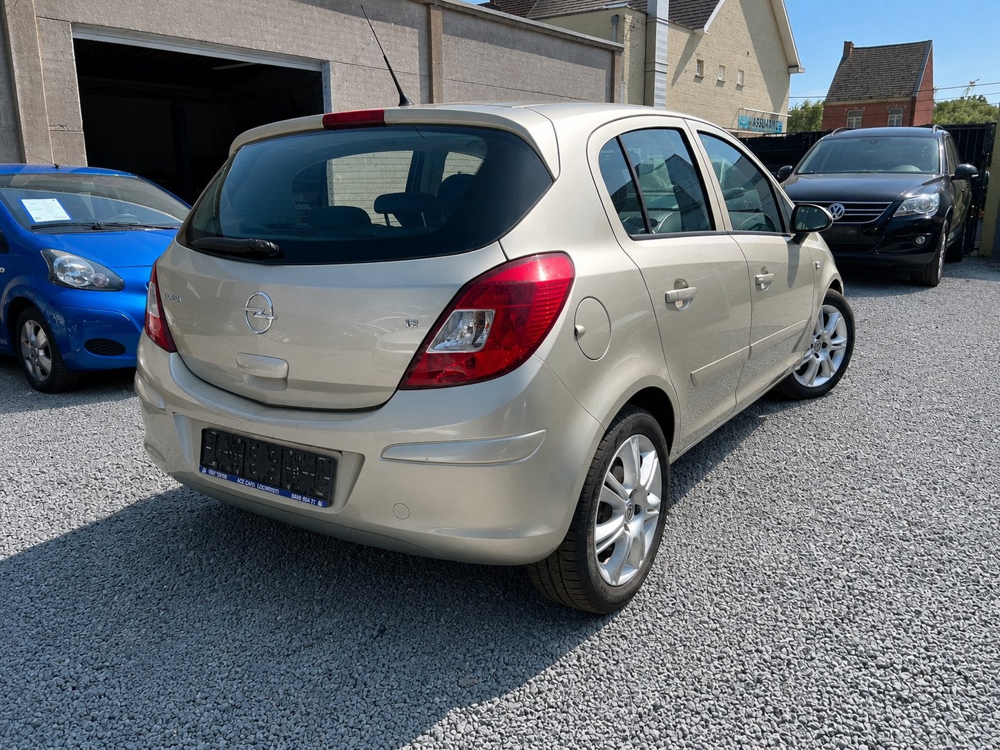 Opel corsa 1.2 benzine automatische transmissie, Automaat, Beige, Bedrijf, Elektrische ramen