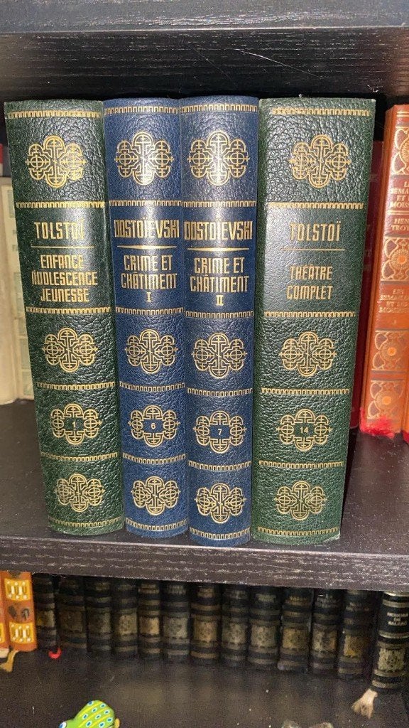 Lot de 4 livres sur toltstoi et Dostoievski ed Rencontres, Enlèvement ou Envoi